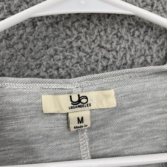 Ya‎ Las Angles Women M Gray Green Dip Dye Pullover Casual Hoodie - Picture 4 of 9